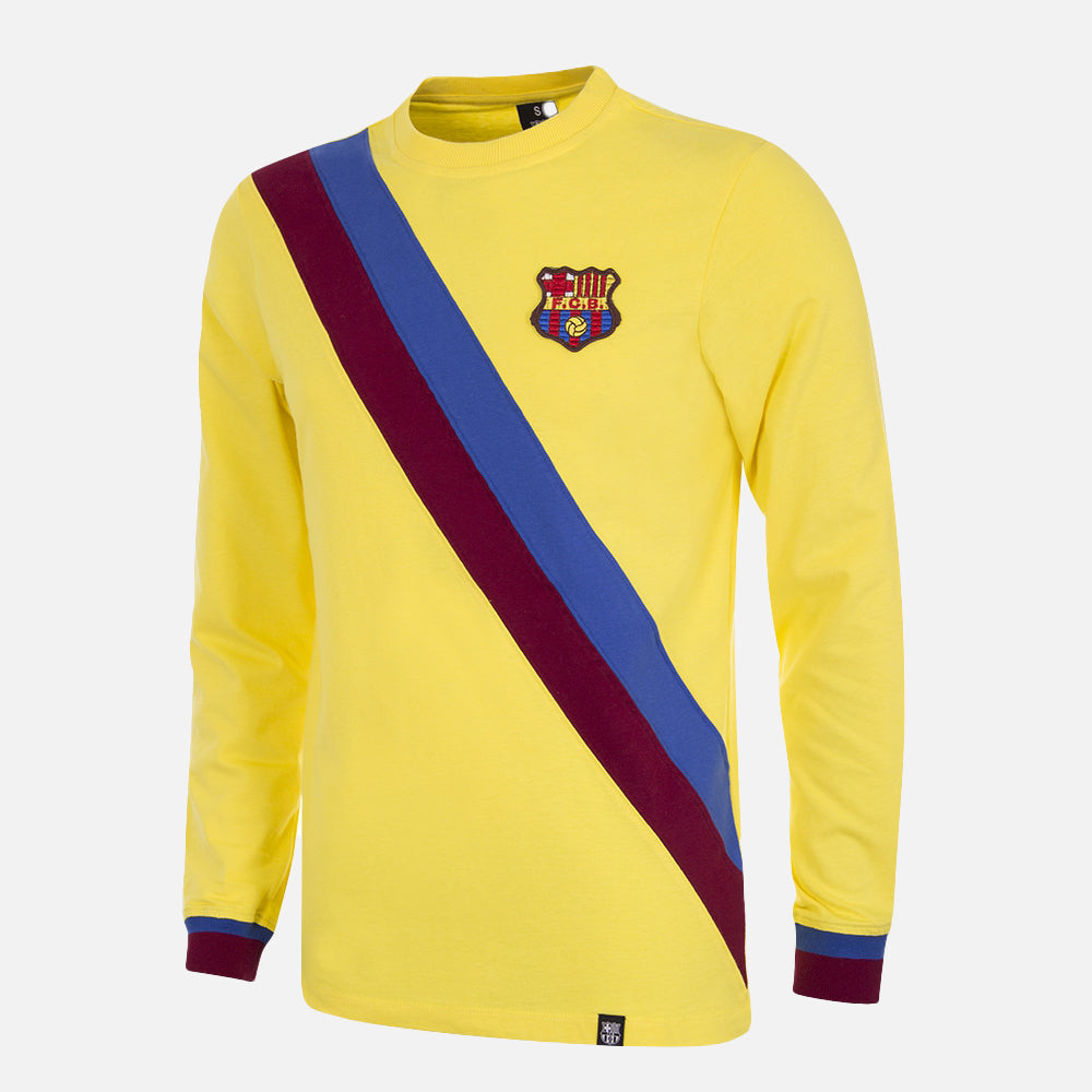 FC Barcelona Away 1974 - 75 Retro Voetbal Shirt