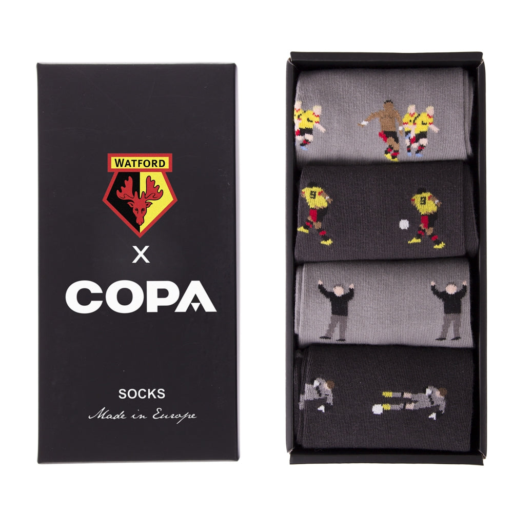 Watford FC x COPA That Deeney Goal Casual Socks Box Set