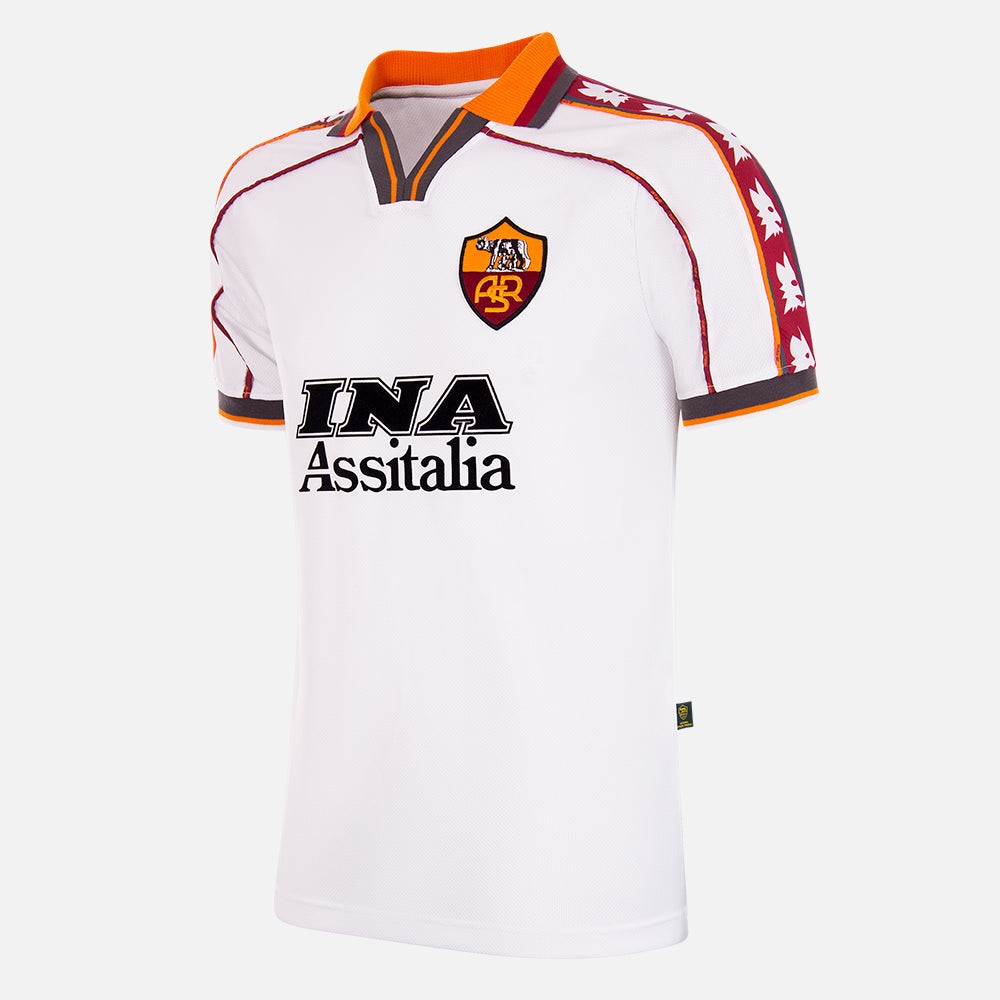 AS Roma 1998 - 99 Away Retro Voetbal Shirt