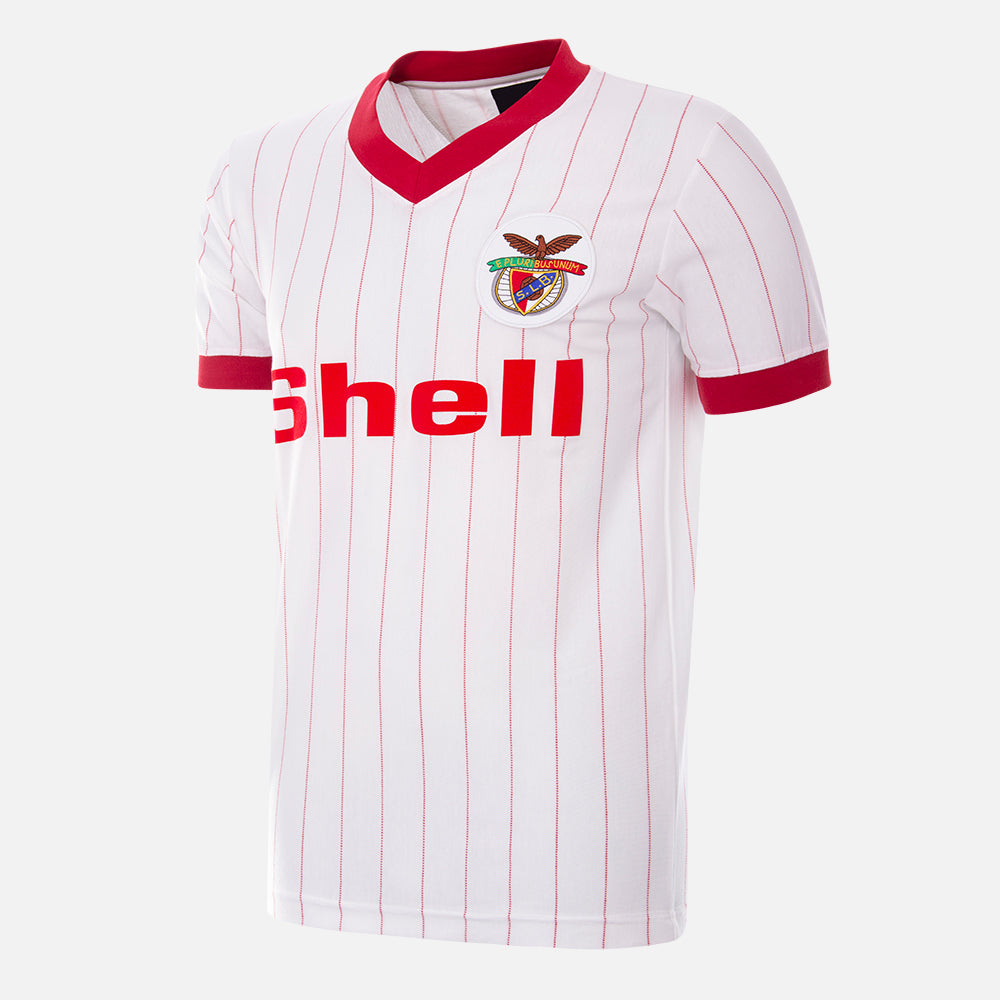 SL Benfica 1985 - 86 Away Retro Football Shirt