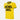 FC Nantes 1972 - 73 Retro Football Shirt Yellow featuring a green V-neck collar, green sleeve cuffs, and a "MICHEL AXEL" sponsor.