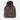 Brown COPA beanie with embroidered bicycle kick footballers pattern, pom-pom on top, and COPA logo patch on the cuff