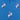 Close-up of the embroidered football players pattern on the blue fabric of the beanie