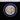 FC Internazionale embroidered crest detail on black and blue knit beanie
