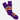 casual purple socks with pattern of keeper shirt jorge campos
