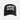 Front view of the black COPA trucker cap with bold white "AWAY DAYS" embroidery