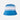 Side view of the blue and white COPA bucket hat displaying horizontal stripes
