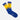 casual blue terry socks boca with maradona emboidery