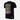 Full view of the black T-shirt, displaying the famous goal sequence printed on the front.