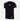 Full view of the T-shirt, featuring a minimalist black design with a subtle embroidered football-themed tribute to Maradona.