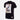 Flat-lay of the Uruguay 1930 World Cup Emblem T-Shirt, featuring a black base with a large vintage FIFA World Cup emblem print on the front.