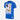 Italy 1934 World Cup Emblem T-Shirt displayed on a white background, featuring a blue fabric with a vintage-style football poster design.