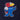 Close-up of the Footix mascot graphic printed on the France 1998 World Cup Footix Mascot T-Shirt.