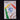 Close-up of 2002 World Cup Poster Print showcasing the detailed graphic of the tournament artwork with abstract brushstrokes and a blue silhouette.