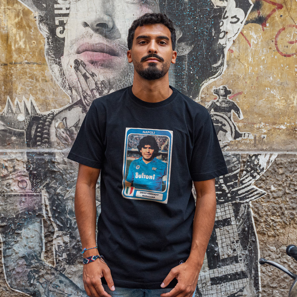 Maradona x COPA Napoli Football Sticker T-Shirt