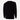 Rear view of the plain black sweater from behind