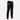 AC Milan 1960s embroidery pant front view in black with Milan lettering