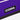 Close-up of COPA label on purple and black fabric.