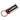 Keychain accessory featuring a matching COPA label stitched onto black fabric.