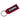 Keychain accessory featuring a matching COPA label stitched onto black fabric.