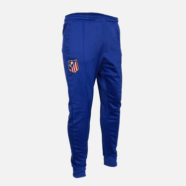 Atlético de Madrid color block pants in blue with club crest front view