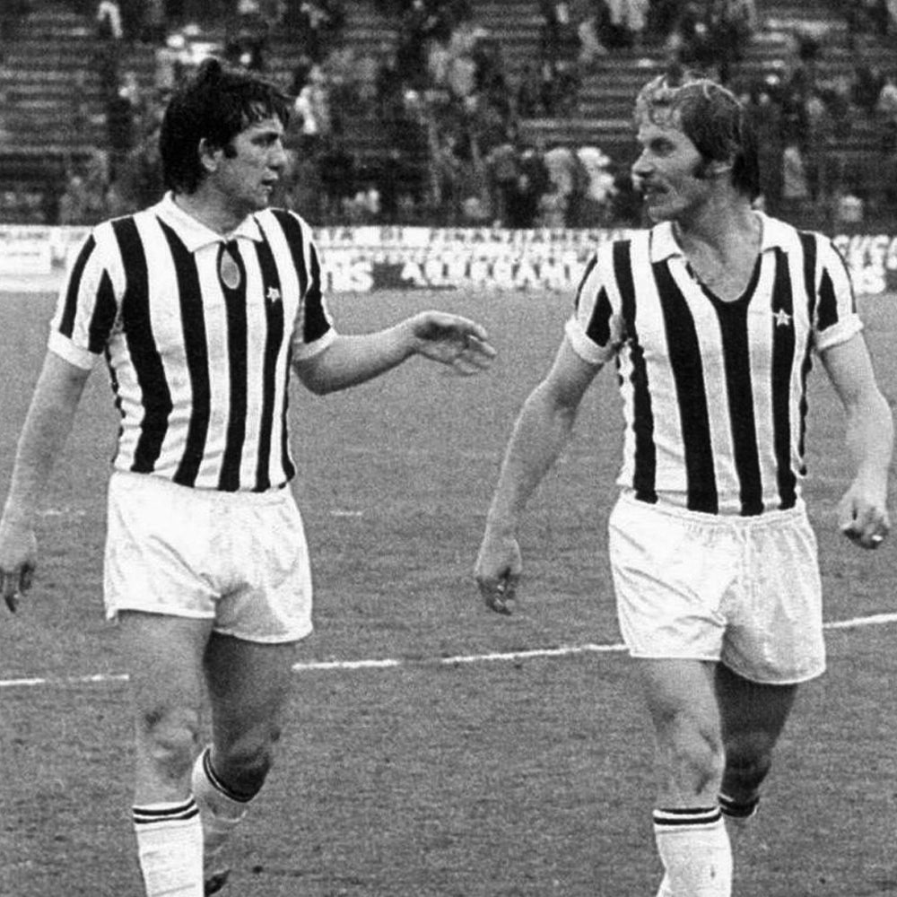 Juventus FC 1976 - 77 Coppa UEFA Maillot de Foot Rétro