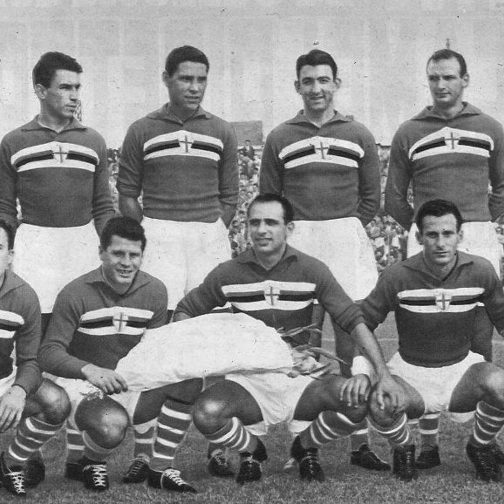 U. C. Sampdoria 1956 - 57 Camiseta de Fútbol Retro