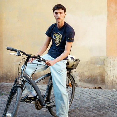 AS Roma Heritage T-shirt Blu
