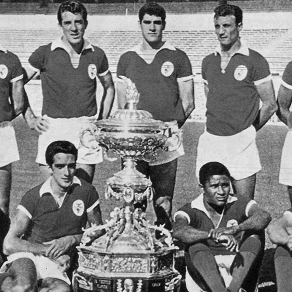 SL Benfica 1962 - 63 Maillot de Foot Rétro