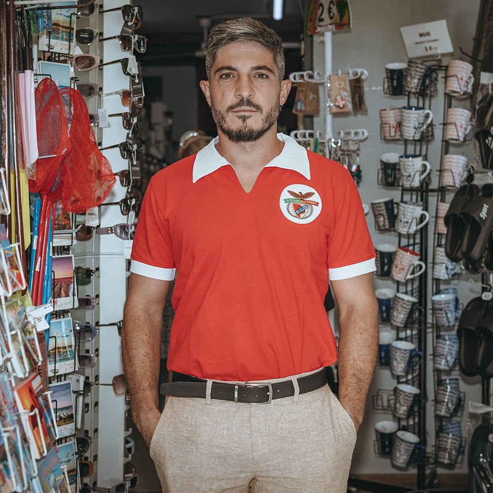 MAILLOT POBORSKY N°7 BENFICA shirt vintage jersey collection trikot XL EUR 26,90 - FR MAILLOT POBORSKY N°7 BENFICA shirt vintage jersey collection trikot XL EUR 26,90 - FR