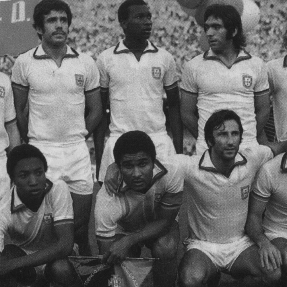 Portugal 1972 Away Retro Voetbal Shirt