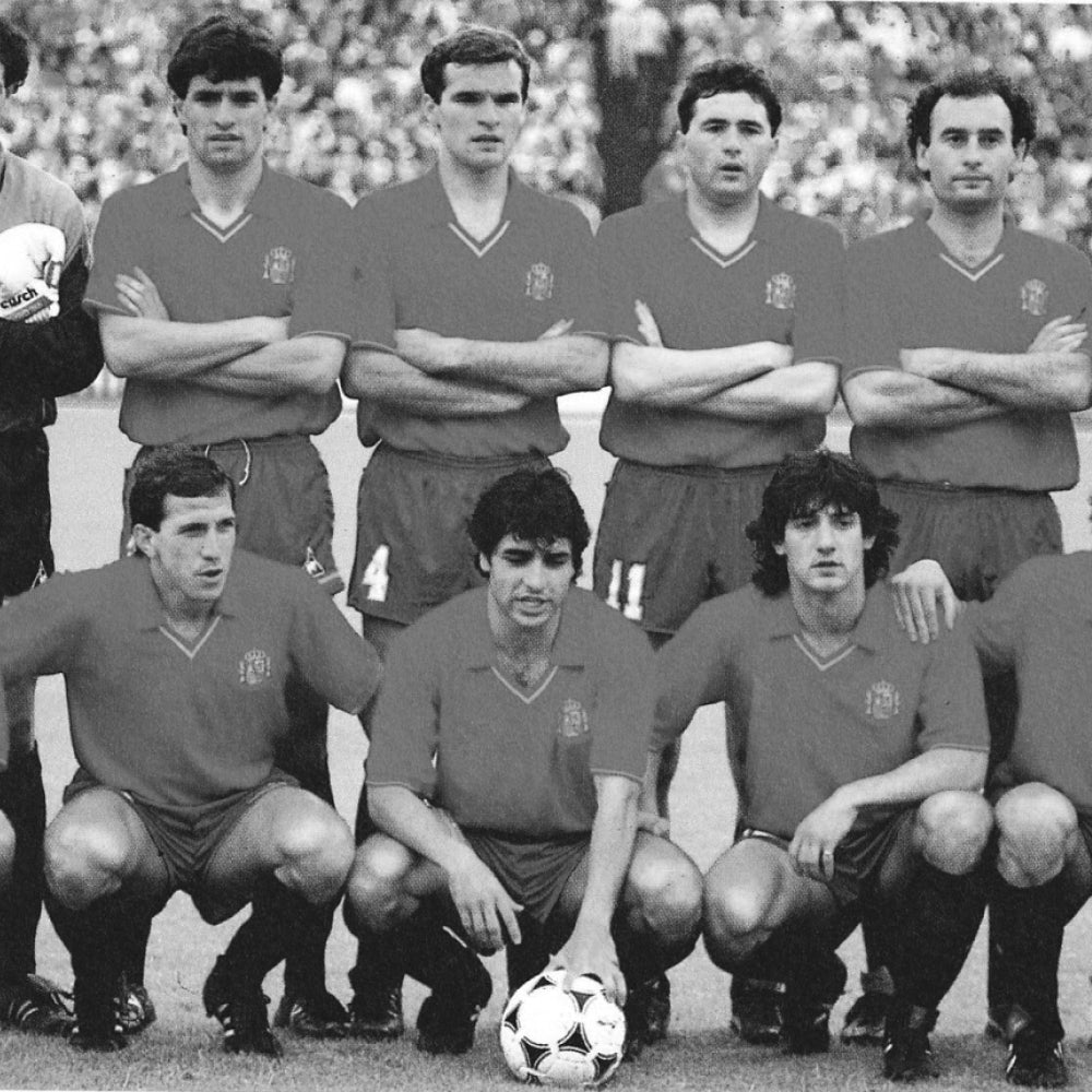 España 1988 Camiseta de Fútbol Retro