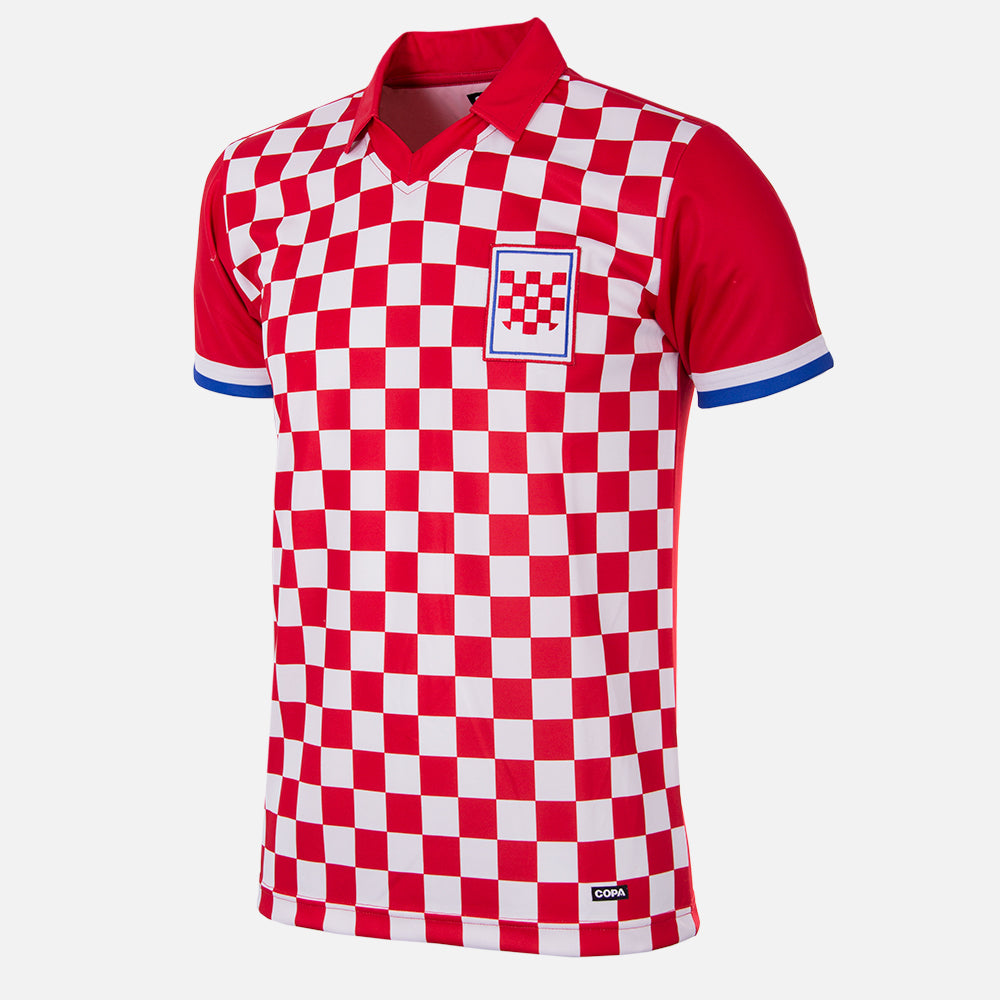 Kroatië 1990 Retro Voetbal Shirt