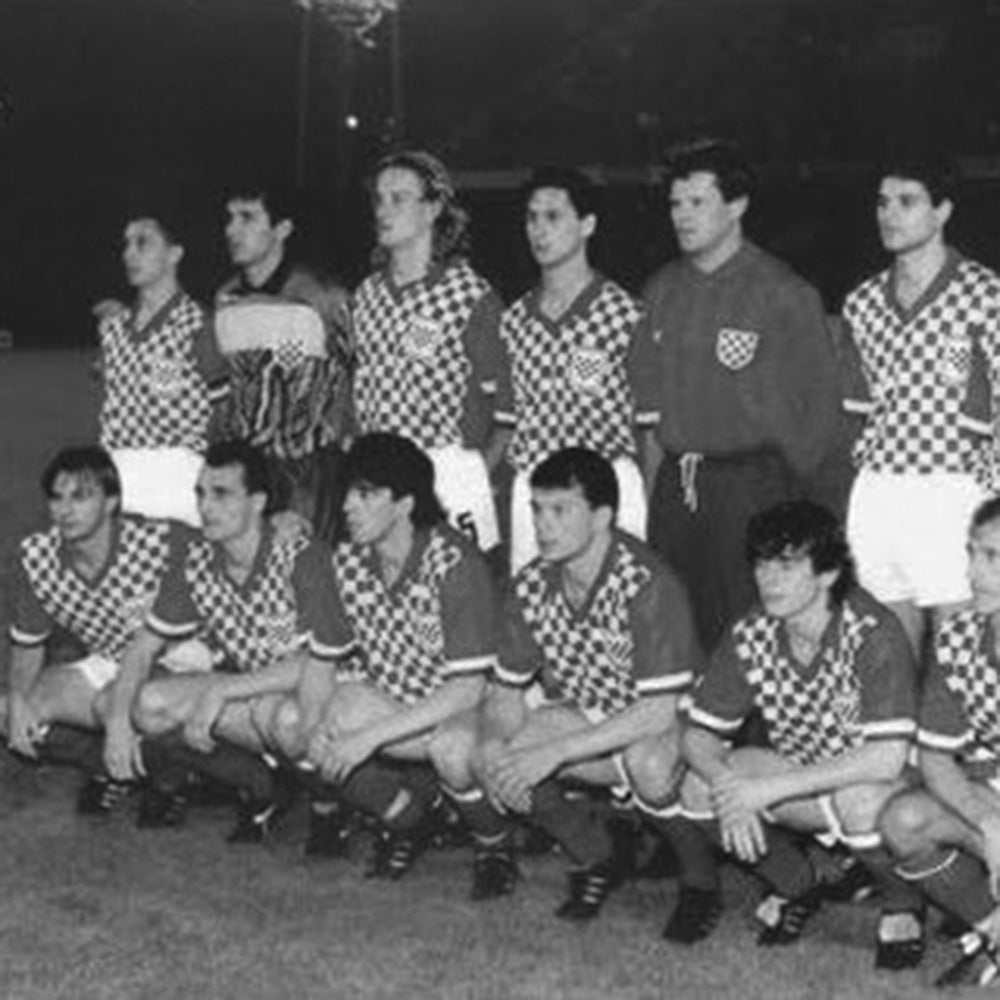 Kroatië 1990 Retro Voetbal Shirt