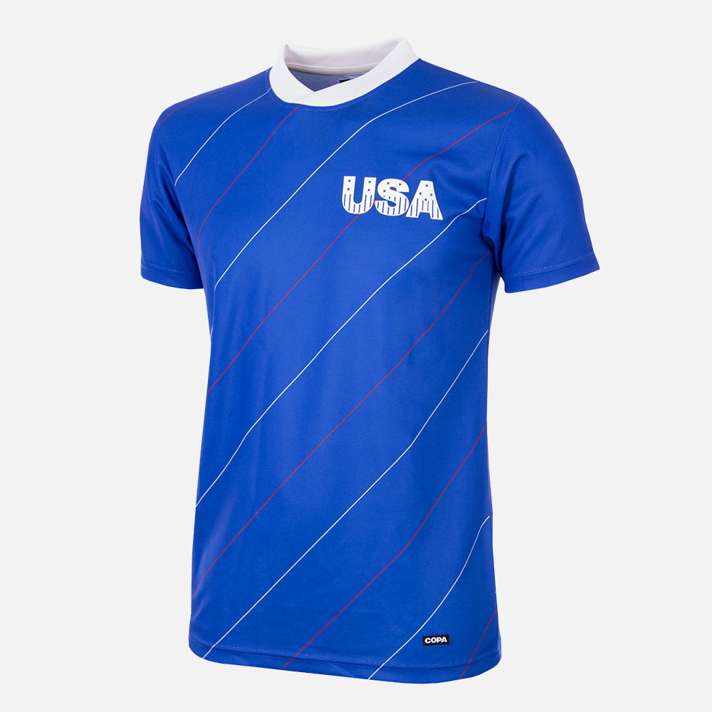 EE.UU. 1984 Camiseta de Fútbol Retro