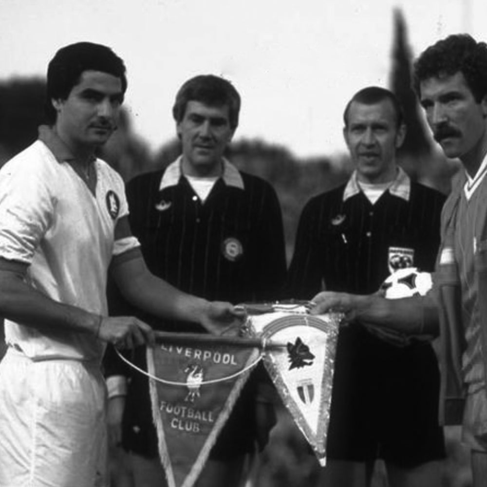 AS Roma 1984 European Cup Final Retro Voetbal Shirt