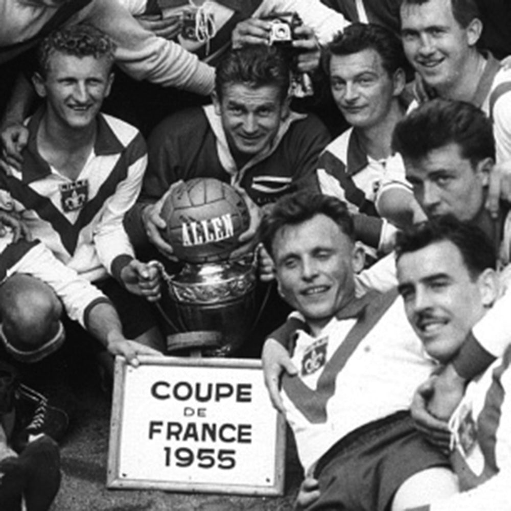 Lille OSC 1954 - 55 Maillot de Foot Rétro