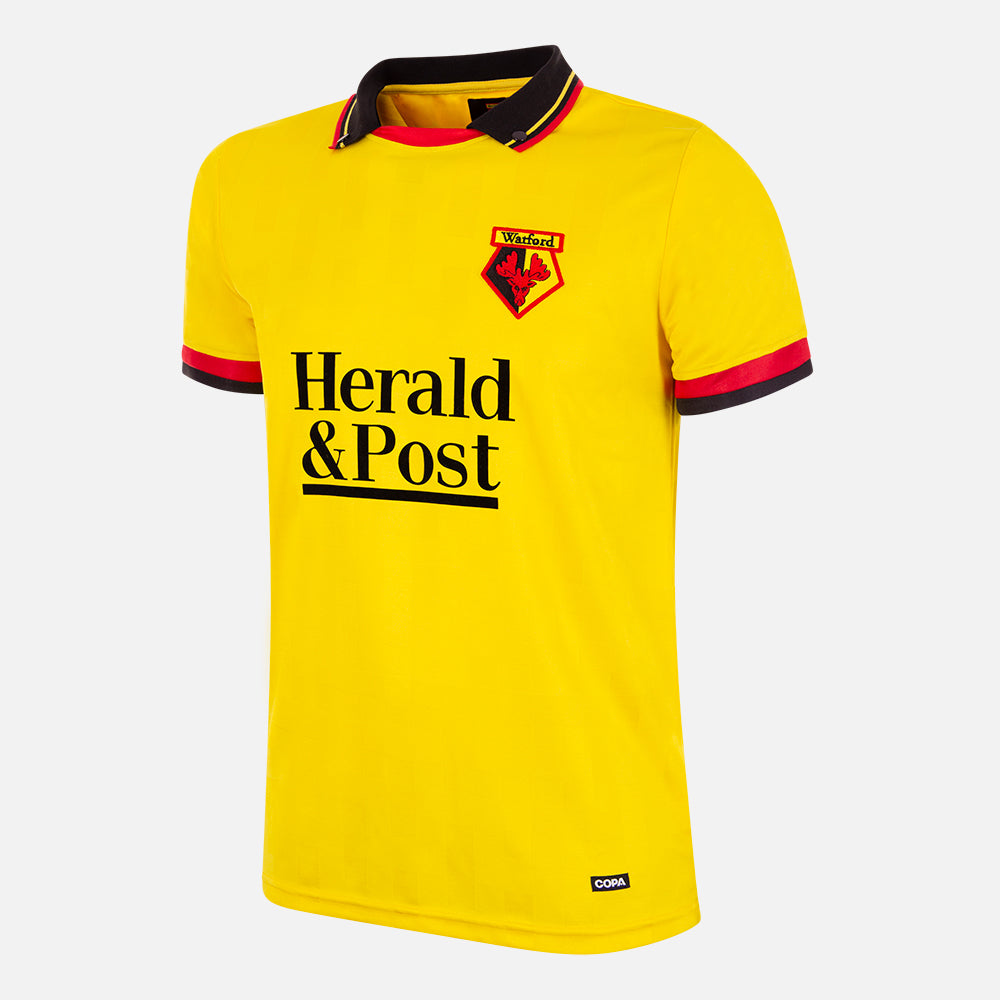 Watford FC 1989 - 91 Retro Voetbal Shirt