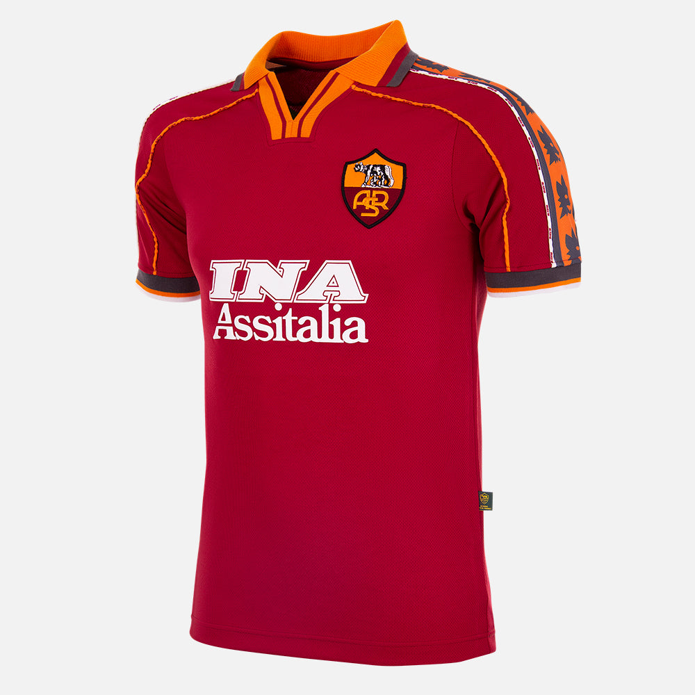 AS Roma 1998 - 99 Camiseta de Fútbol Retro