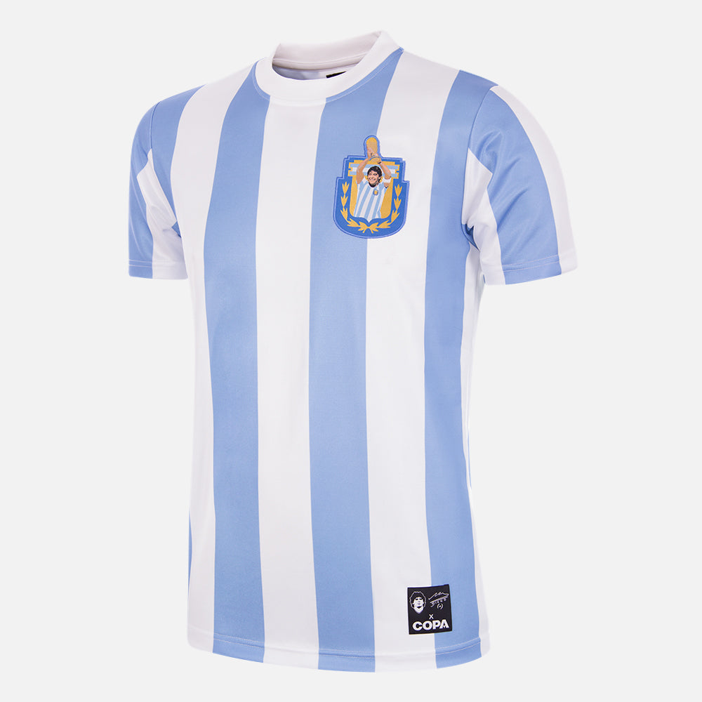 Maradona X COPA Argentina 1986 Camiseta de Fútbol Retro