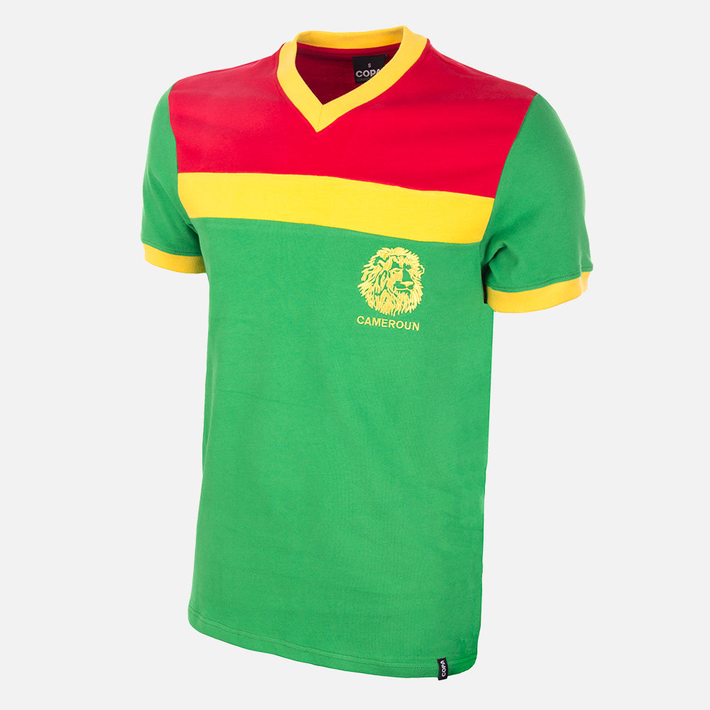 Camerún 1989 Camiseta de Fútbol Retro