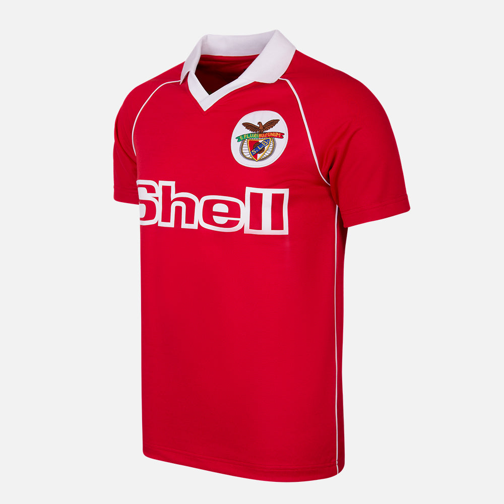 SL Benfica 1984 - 85 Retro Voetbal Shirt