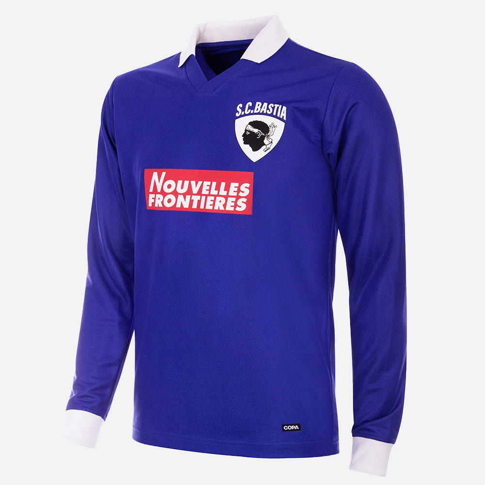 SC Bastia 1997 - 98 Retro Voetbal Shirt