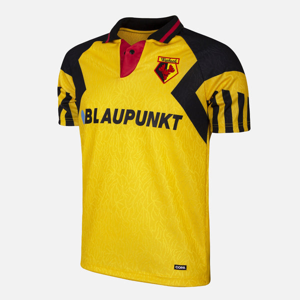 Watford FC 1993 95 Retro Football Shirt| Shop online – COPA
