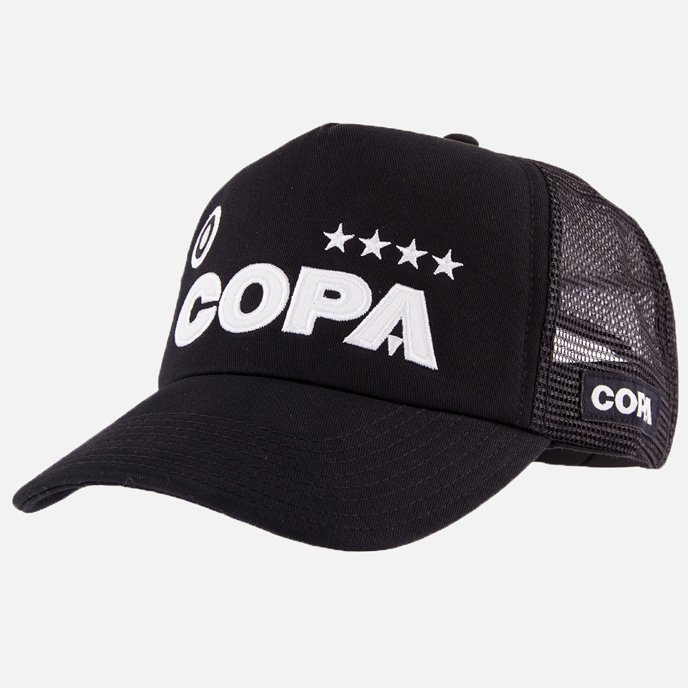 COPA Campioni Black Trucker Cap