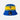 Blue and yellow COPA bucket hat featuring an embroidered Maradona celebration on the side