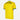 Back view of FC Bayern München 1986 retro football shirt in yellow with green collar