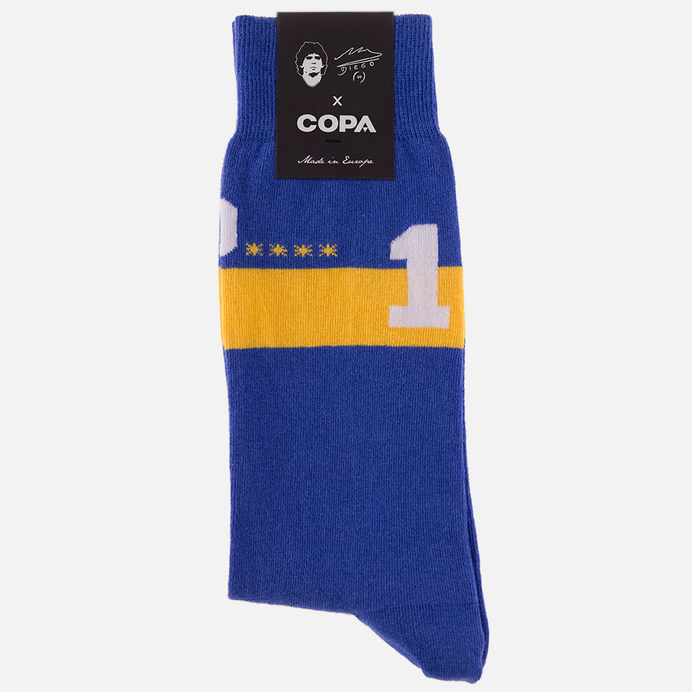 Maradona X COPA Number 10 Boca Chaussettes