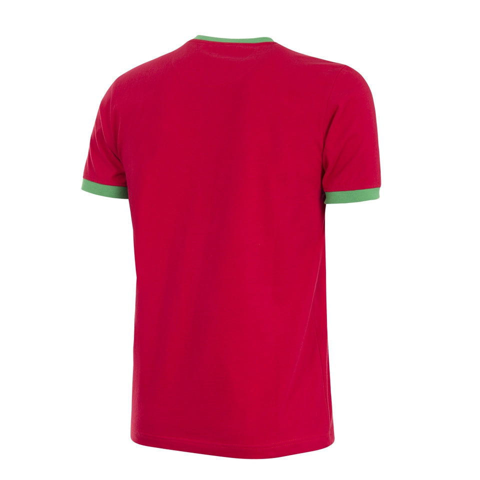 Maglietta Retro Italia 1970's - Maglia Da Calcio Blu, 100% Cotone, Stile Vintage