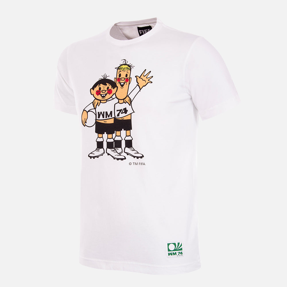 Allemagne 1974 World Cup Tip et Tap Mascot T-Shirt